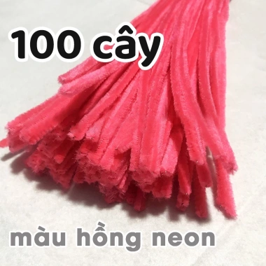 100 Cây Kẽm Lông Nhung 32 Màu Đồ Handmade - Giá Ưu Đãi 45.000 VND 31