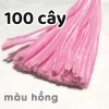 100 Cây Kẽm Lông Nhung 32 Màu Đồ Handmade - Giá Ưu Đãi 45.000 VND 32