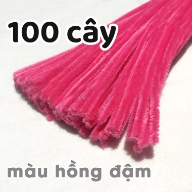 100 Cây Kẽm Lông Nhung 32 Màu Đồ Handmade - Giá Ưu Đãi 45.000 VND 33