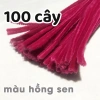 100 Cây Kẽm Lông Nhung 32 Màu Đồ Handmade - Giá Ưu Đãi 45.000 VND 34