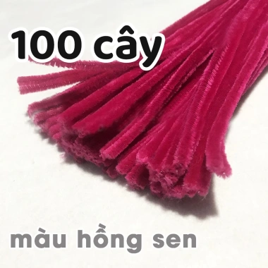 100 Cây Kẽm Lông Nhung 32 Màu Đồ Handmade - Giá Ưu Đãi 45.000 VND 34