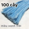 100 Cây Kẽm Lông Nhung 32 Màu Đồ Handmade - Giá Ưu Đãi 45.000 VND 38