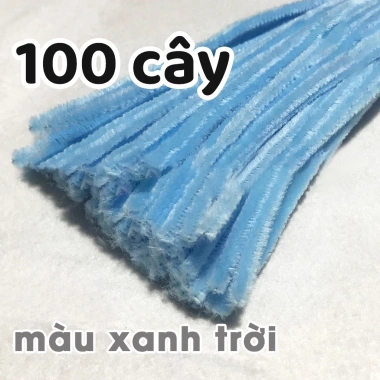 100 Cây Kẽm Lông Nhung 32 Màu Đồ Handmade - Giá Ưu Đãi 45.000 VND 38
