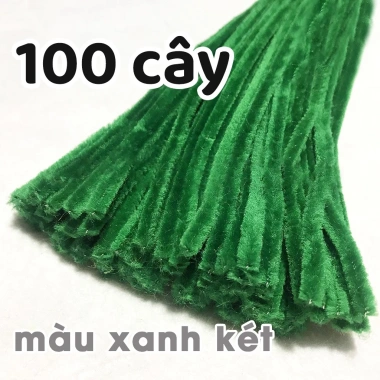 100 Cây Kẽm Lông Nhung 32 Màu Đồ Handmade - Giá Ưu Đãi 45.000 VND 39