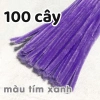 100 Cây Kẽm Lông Nhung 32 Màu Đồ Handmade - Giá Ưu Đãi 45.000 VND 41