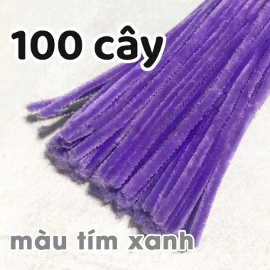 100 Cây Kẽm Lông Nhung 32 Màu Đồ Handmade - Giá Ưu Đãi 45.000 VND 41