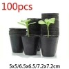 100 Cây Nhựa Vườn Chậu Mầm Non, Hộp Đựng Cây Hoa - Giá 35.446₫, Dễ Trồng & Trang Trí 3