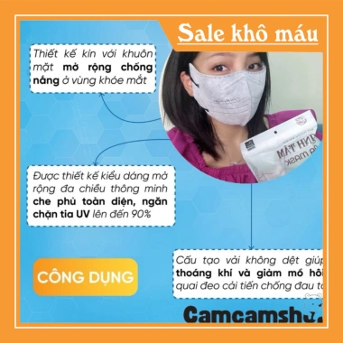 100 chiếc Khẩu trang 5 lớp Anh Tâm 9A - Chống nắng, kháng khuẩn, che phủ rộng 48-95kg, giá 32.830đ 2