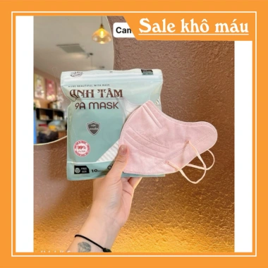 100 chiếc Khẩu trang 5 lớp Anh Tâm 9A - Chống nắng, kháng khuẩn, che phủ rộng 48-95kg, giá 32.830đ 4