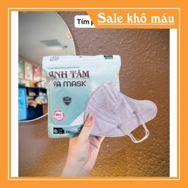 100 chiếc Khẩu trang 5 lớp Anh Tâm 9A - Chống nắng, kháng khuẩn, che phủ rộng 48-95kg, giá 32.830đ 5