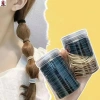 100 Dây Buộc Tóc Nữ Đen Mềm Mại Phù Hợp Tóc Xoăn Dày An Toàn Giá 45.900 VND 7