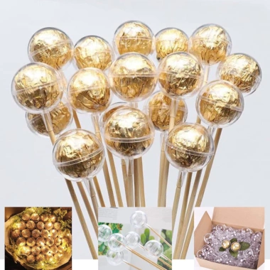 100 đế nhựa cắm trái cây - Đỡ bó hoa quả, giỏ quả quà, chỉ 45.000₫