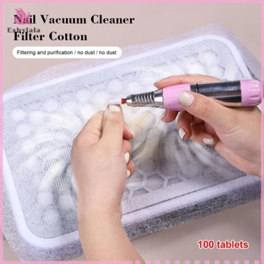 100 Đĩa Dùng Một Lần Hút Bụi Nail Art Không Dệt Giấy - Thấm nhanh Tiết kiệm 3