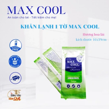 100 khăn lạnh Max Cool vải bi 16x19cm – Nhà hàng, quán ăn, giá 10.500₫