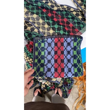 100 khăn lau đa năng thổ cẩm 28x35cm siêu bền, thấm hút - Lau bàn, lau bếp 297.000đ