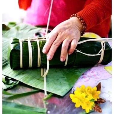 100 lá Rong Nếp size 25 cm - Dùng cho bánh trưng, bánh tét, giá 155.000 VND 2
