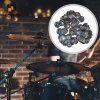 100 miếng chũm chọe kim loại 1,46 inch Jitters đen - phụ kiện thay thế hi-hat, giảm 23% 4