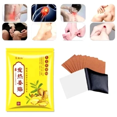 100 miếng dán gừng ấm nóng giảm đau cổ vai gáy, lưng, xương khớp - 68.000 VND