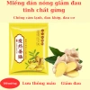 100 Miếng Dán Gừng Nóng - Giảm Đau Dành Cho Dân Văn Phòng & Người Thể Thao, Giá Ưu Đãi 55.000 VND