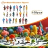100 Mini Mô Hình Người Vẽ Tay Bộ Sưu Tập DIY Phong Cảnh Giá 99.000 VND 4