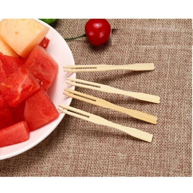 100 Nĩa Gỗ Thanh Tre Dùng Một Lần – Nĩa Trái Cây, Snack Fork, Giá 15.780₫