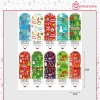 100 sticker decal 2x7cm Giáng sinh Noel rực rỡ TE33 Tem nhãn dán quà tặng, giảm giá 20.000 VND
