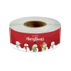 100 sticker decal 2x7cm Giáng sinh Noel rực rỡ TE33 Tem nhãn dán quà tặng, giảm giá 20.000 VND 7