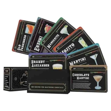 100 Thẻ Flashcard Mixology - Công Thức Cocktail Đỉnh Cao, Học Pha Chế Nhanh