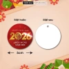 100 Thẻ treo Metalize Trang Trí Tết 2.026 Tròn Đỏ Lấp Lánh 5cm - Giá chỉ 49.000₫ 5