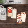 100 Thẻ treo Tết CMNM 4x8 cm - In 2 mặt, giá ưu đãi 45.000đ, chất lượng cao