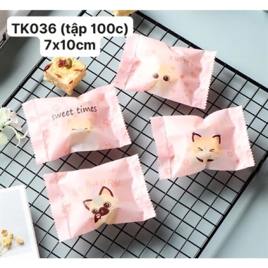 100 Túi Đựng Bánh Quy 7x10 cm - Giá Ưu Đãi 26.000, Tiết Kiệm Ngay