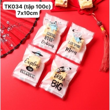 100 Túi Đựng Bánh Quy 7x10 cm - Giá Ưu Đãi 26.000, Tiết Kiệm Ngay