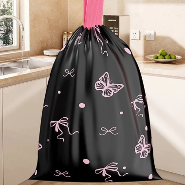100 Túi Đựng Rác Dây Rút Gia Đình Không Đeo Tai Dày, Hương Thơm - Giao Hàng Địa Phương 4 100 Túi Đựng Rác Dây Rút Gia Đình Không Đeo Tai Dày, Hương Thơm - Giao Hàng Địa Phương 4
