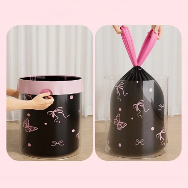 100 Túi Đựng Rác Dây Rút Gia Đình Không Đeo Tai Dày, Hương Thơm - Giao Hàng Địa Phương 5 100 Túi Đựng Rác Dây Rút Gia Đình Không Đeo Tai Dày, Hương Thơm - Giao Hàng Địa Phương 5