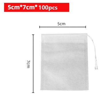 100 Túi Lọc Trà Không Dệt Dùng Một Lần Cotton Dây Rút Giá Ưu Đãi 12.760₫ 10