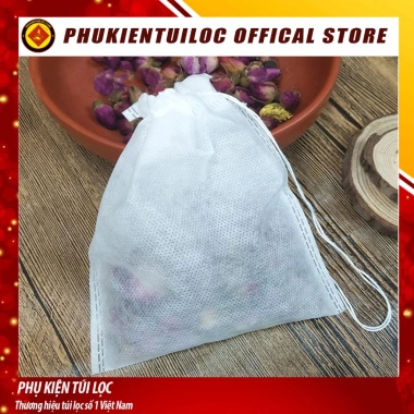 100 túi lọc trà vải không dệt dây rút đa kích thước, 18.5k - Phukientuiloc 9 100 túi lọc trà vải không dệt dây rút đa kích thước, 18.5k - Phukientuiloc 9