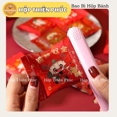 100 túi mù lì xì đựng charm hàn miệng 7x10 - Túi bánh cookie kẹo mứt 26.500₫ 4