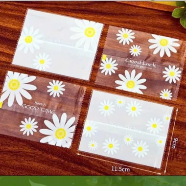 100 Túi Nilon Hoa Cúc Đựng Bánh Kẹo Trà Hoa Đa Kích Thước Giá Ưu Đãi 16.900₫