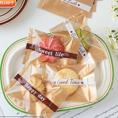 100 Túi Nilon Tiếng Anh Số 8 Đựng Bánh Kẹo Trà Hoa 7x10cm - Giá chỉ 18.000đ, gốc 22.500đ