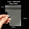 100 Túi OPP Trong Suốt 10x10+3cm Dán Miệng Đựng Bánh Kẹo - Giá 25.000 VND