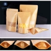 100 Túi Zip Giấy Kraft 20x30+5cm Đáy Đứng Có Cửa Sổ Chống Thấm Nước Giá 195.000 6