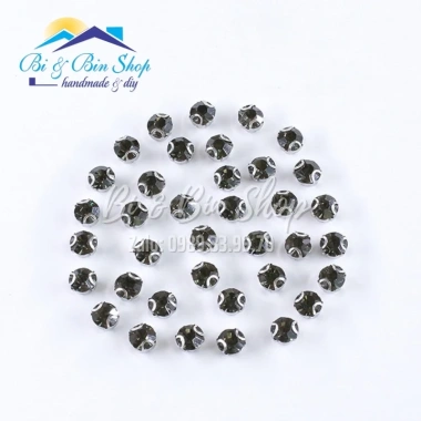 100 Viên Đá Đế S16 4mm Tròn 2D Đa Màu Đính Kết Thời Trang - Giá 23.000 VND 9
