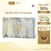 1.000 bộ bàn chải + kem đóng gói túi hoa trắng - Dùng cho khách sạn 4 sao, giảm còn 360.000₫, đảm bảo vệ sinh, giá sỉ ưu đãi 7
