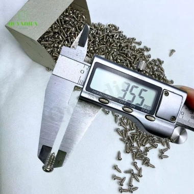 1.000 chiếc Ốc vít Thái M4 ren xoắn đầu tròn 11mm - Dùng cho ampli, quạt, vỏ sạc, giá 351k 3