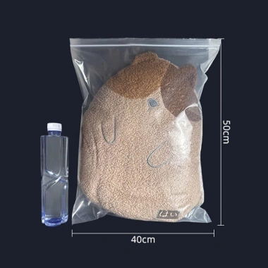 100pcs Túi đựng thức ăn dùng một lần, túi nhựa trong suốt cho hạt dẻ, hạt đậu phộng khô Giá ưu đãi 13.632₫