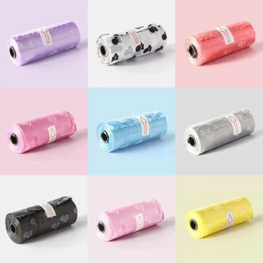 10PCS Cuộn Túi Rác Đựng Phân Chó Mèo 15 túi/cuộn - Bền, Không Mùi, Giá 33.000 2