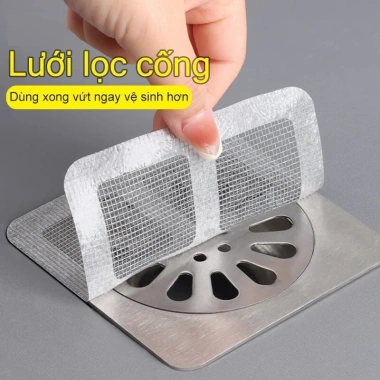 10PCS Lưới lọc rác 10x10cm - Chống tắc cống, chặn côn trùng, dùng cho nhà tắm, giá 7.500₫ 8 10PCS Lưới lọc rác 10x10cm - Chống tắc cống, chặn côn trùng, dùng cho nhà tắm, giá 7.500₫ 8