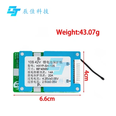 10S 42V 15A BMS 18.650 Polymer Cell Bảo Vệ Pin Lithium, Cân Bằng & Điều Khiển Nhiệt Độ 2