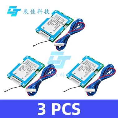 10S 42V 15A BMS 18.650 Polymer Cell Bảo Vệ Pin Lithium, Cân Bằng & Điều Khiển Nhiệt Độ 7