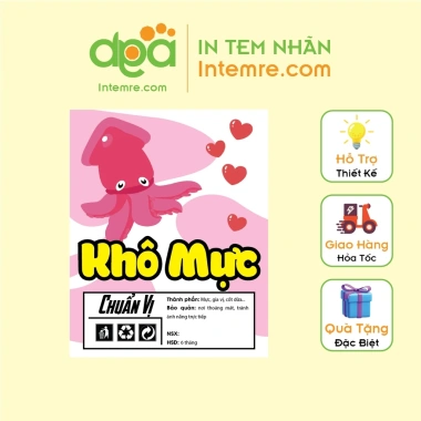 11 tem nhãn giấy khô bò gà heo mực dễ thương 10x8cm Decal dán Intemre.com 17.274 VND 2